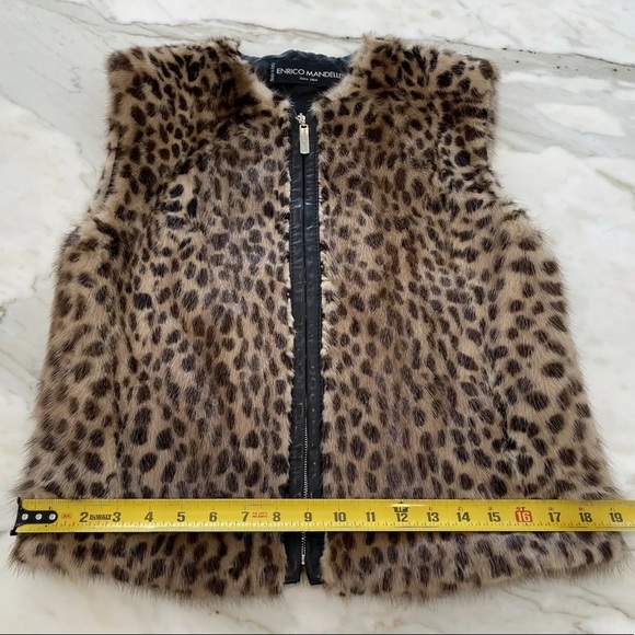 VINTAGE ENRICO MANDELLI MINK FUR VEST SIZE US 6 NWOTS! - Picture 12 of 17